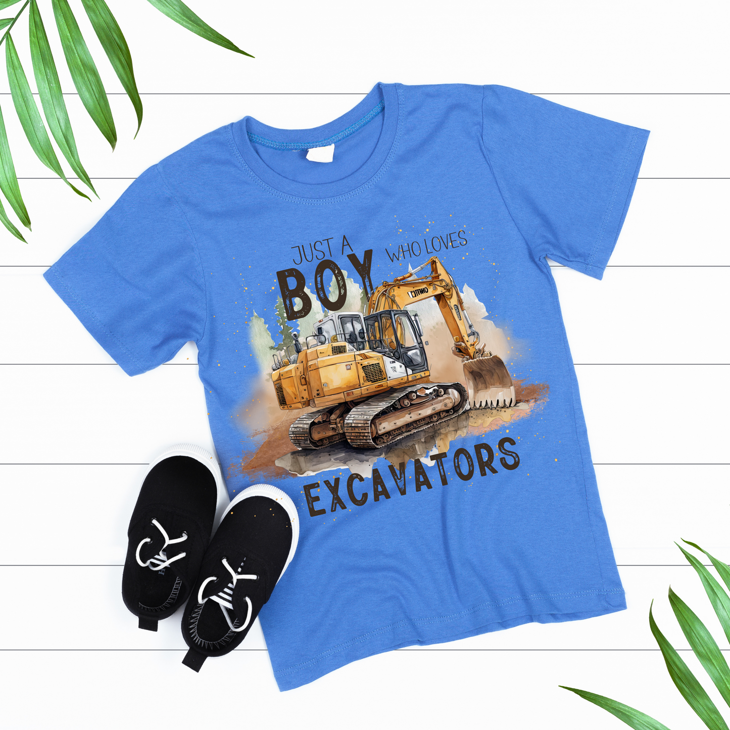 Just a boy who Loves Excavators