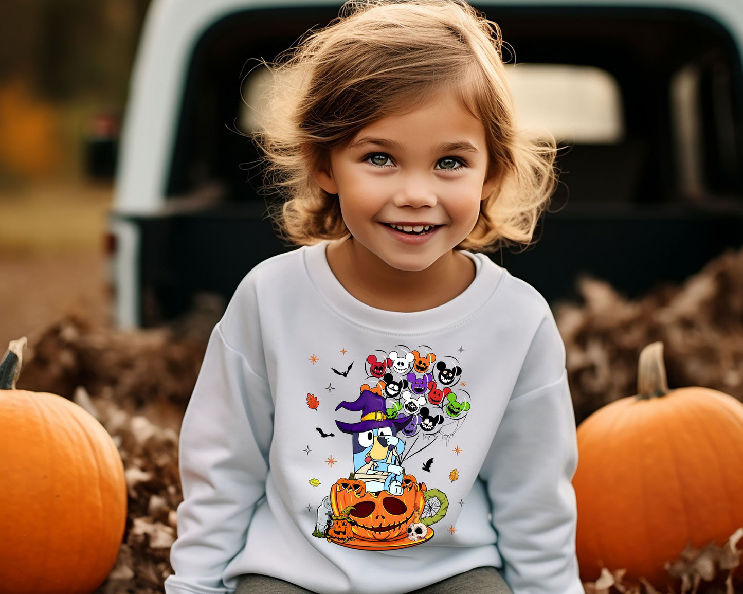 Bluey Pumpkin Sweater