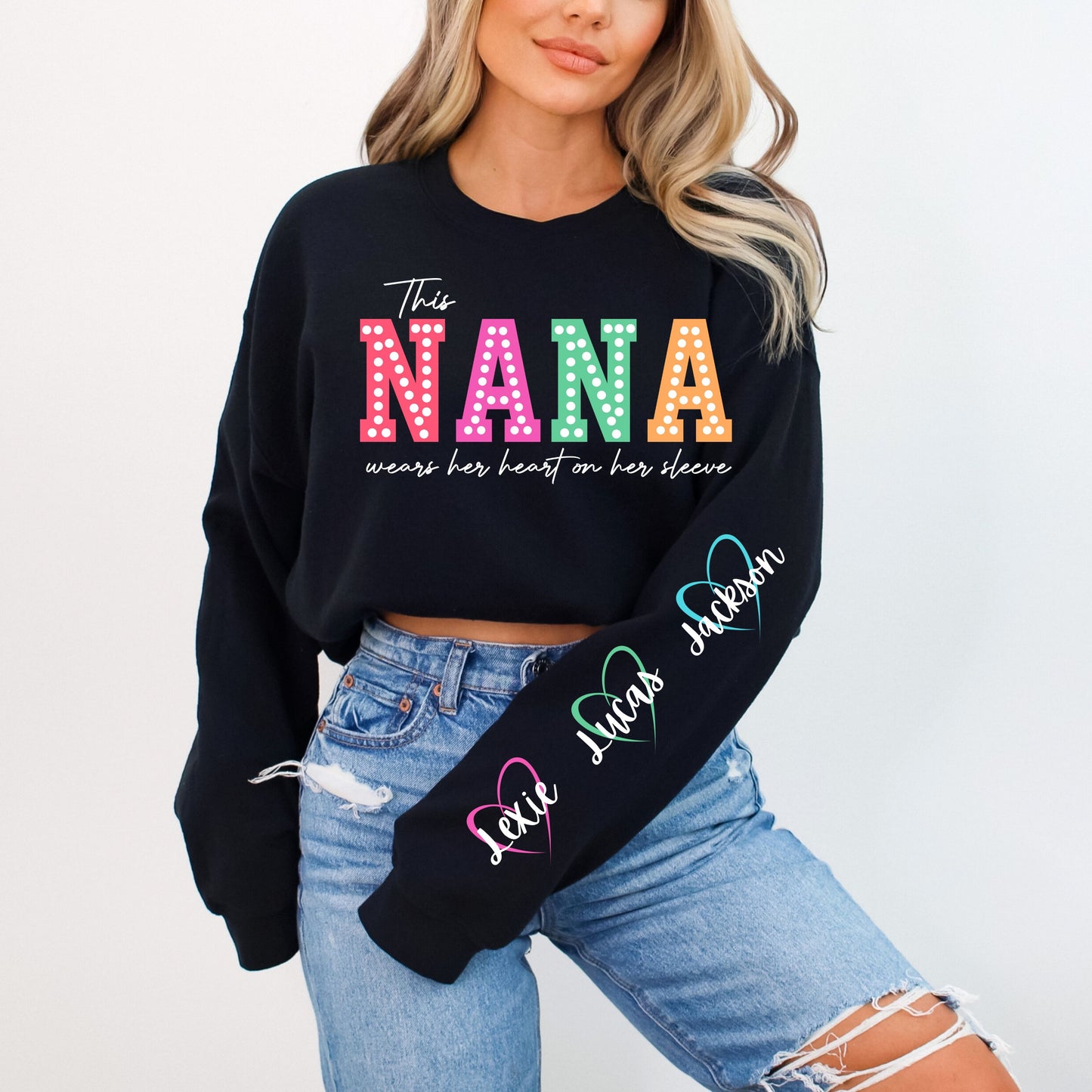 This NANA wears her heart on her sleeve