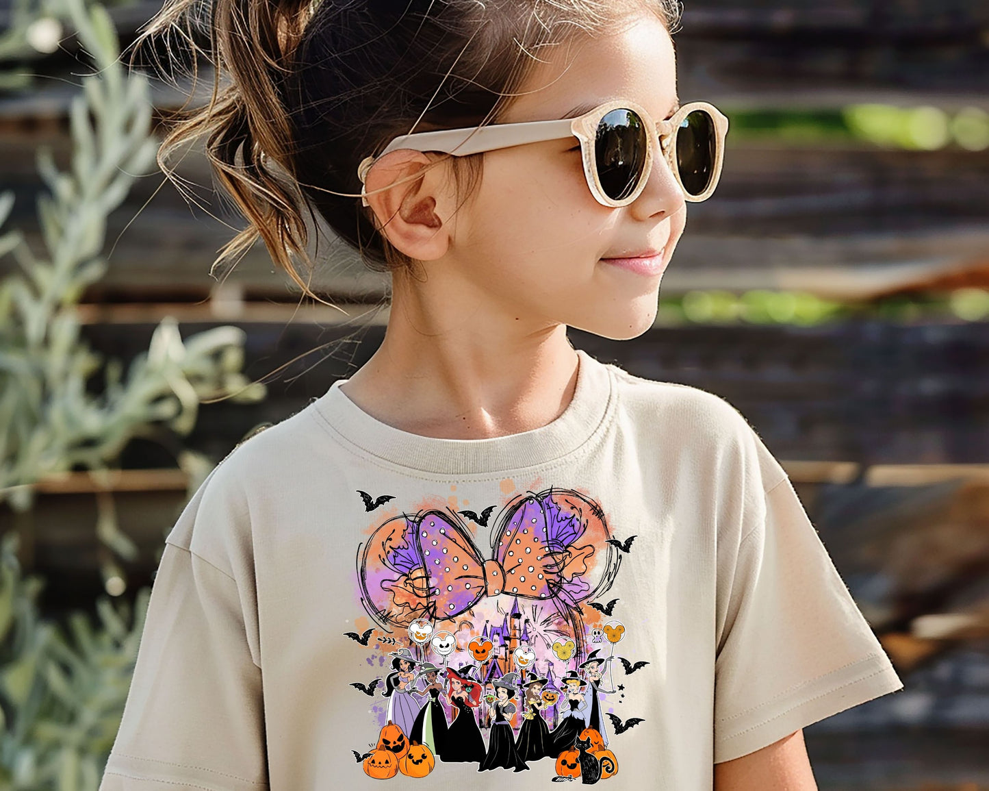 Disney Castle Halloween Princesses Tee