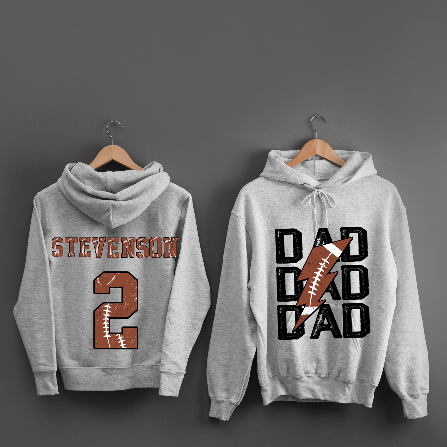 Personalized Football Dad Sweater