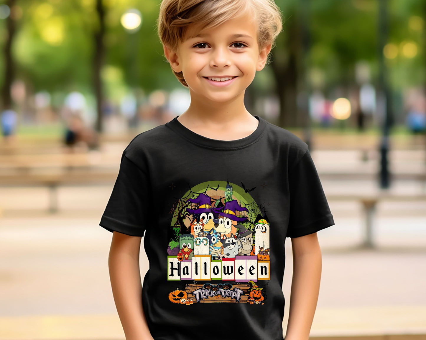 Trick or Treat Bluey Tee