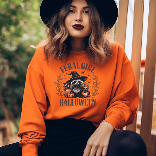 Feral Girl Halloween Crew