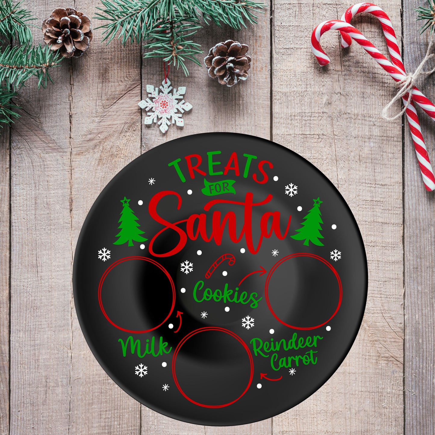Santa Treat Plate
