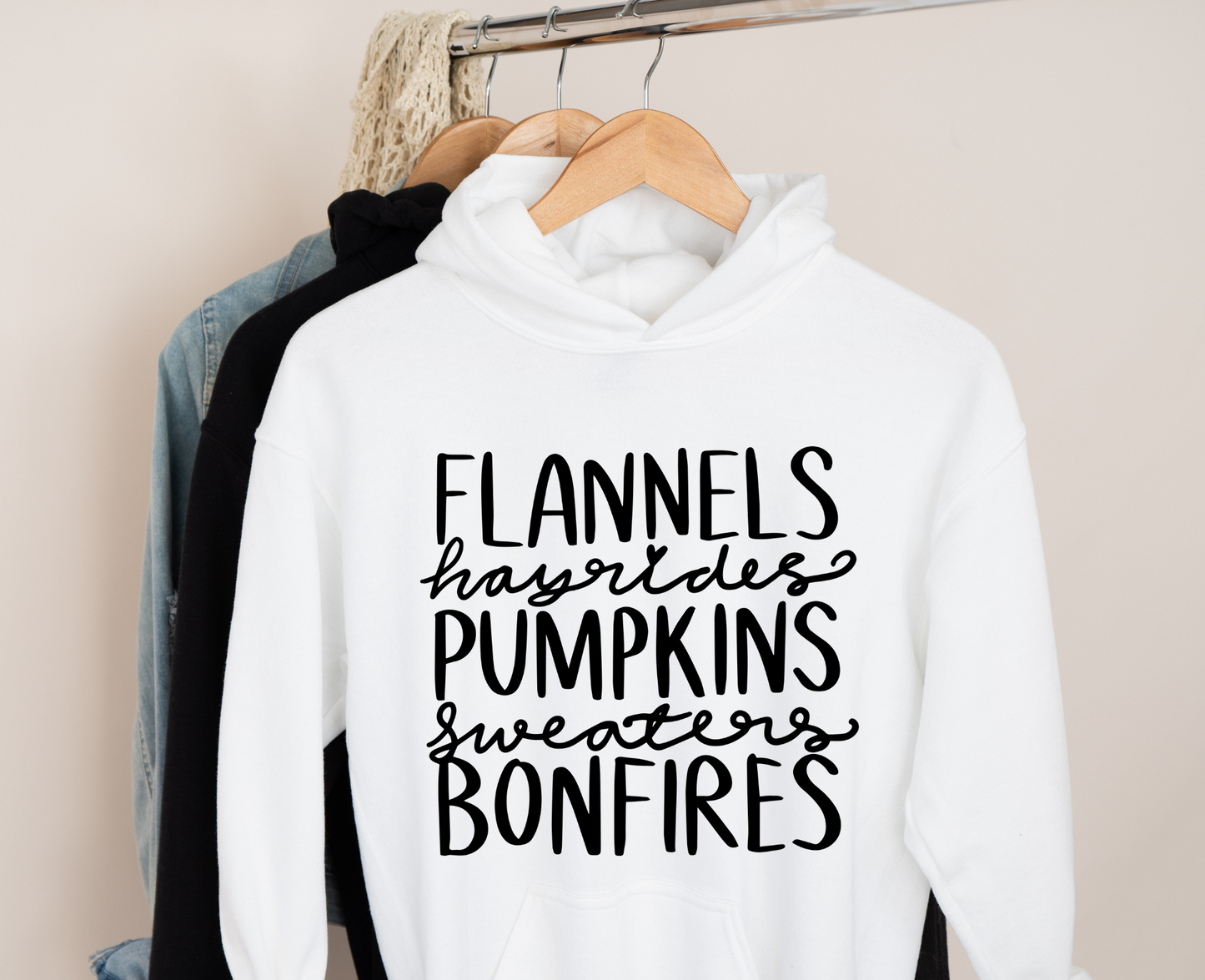 Flannel Pumpkins Bonfires